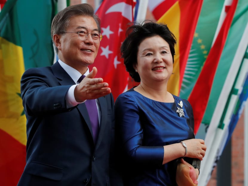 Mr Moon Jae-in vowed to use all his vacation this year to set an example. He may also just want to take a break when everyone else does — or to inspire those who do not. Photo: Reuters