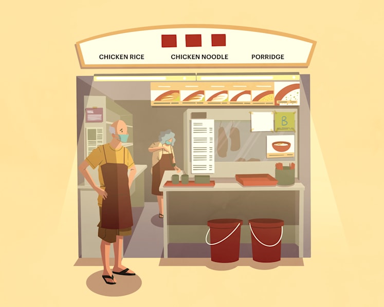 The Big Read in short: Older hawkers struggle to press on