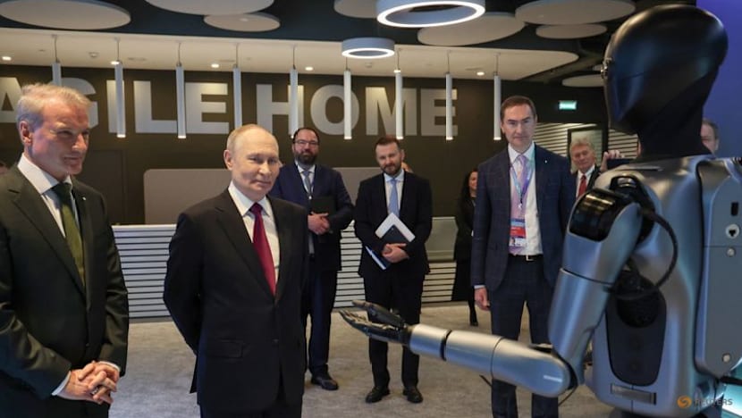 AI-powered robot dances for Putin days after another Russian robot stumbles