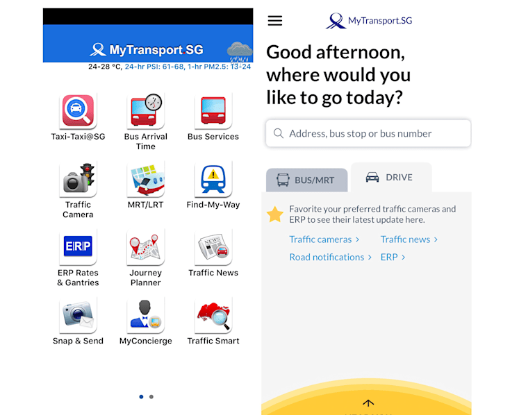LTA revamps transit app to make it more customisable for commuters