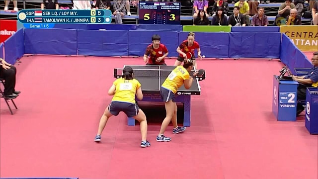 我国乒乓男双和混双 成功打进金牌赛