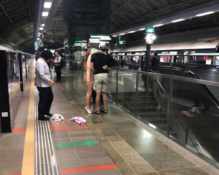 Woman, 35, arrested after stripping nude at Pioneer MRT Station