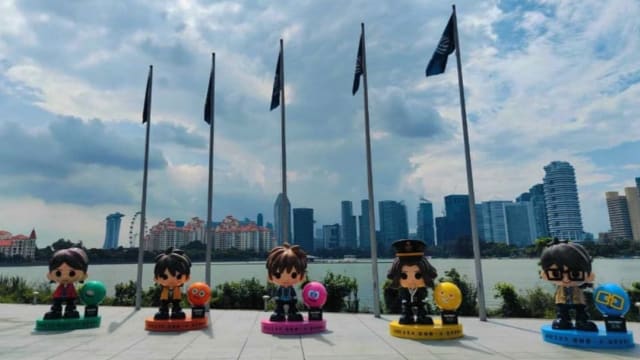 好想把这些可爱的“五月天公仔”带回家！