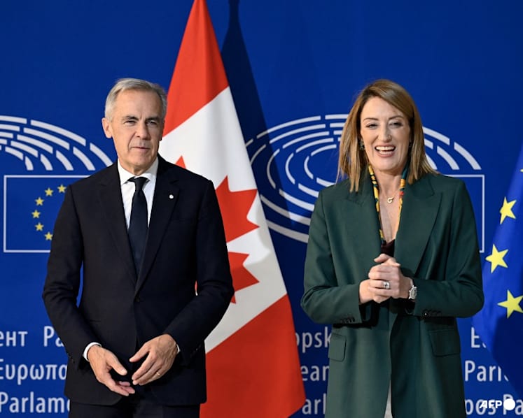 Canada's Carney pushes 'new alliance' with EU despite Trump threats