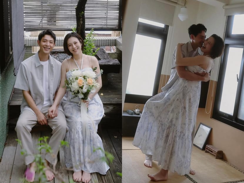 Taiwanese actors Esther Liu and Simon Lian announce marriage and pregnancy Taiwanese actors Esther Liu and Simon Lian announce marriage and pregnancy