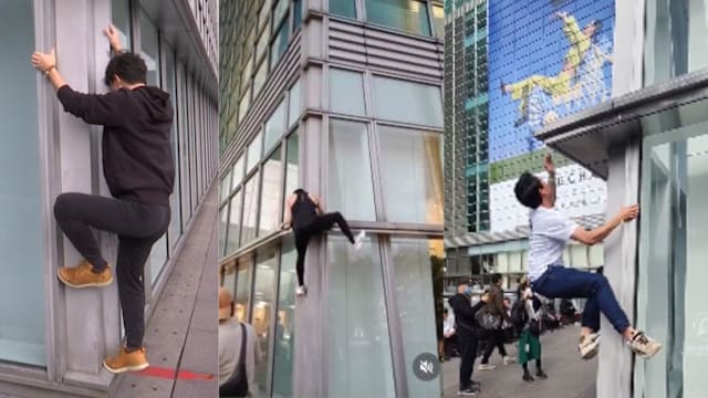 台湾掀起攀登101大楼模仿潮  民众爬上一层即投降