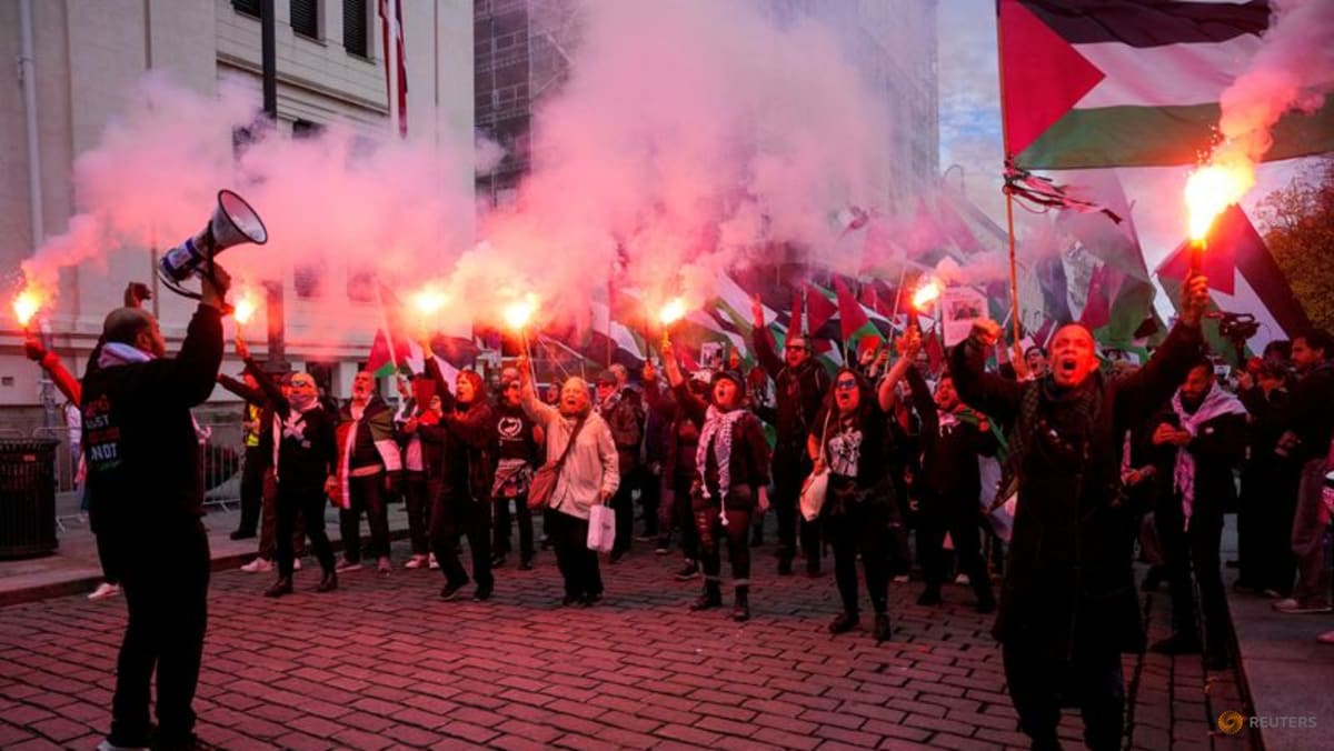 Police in Oslo use tear gas amid protests at Norway v Israel World Cup qualifier