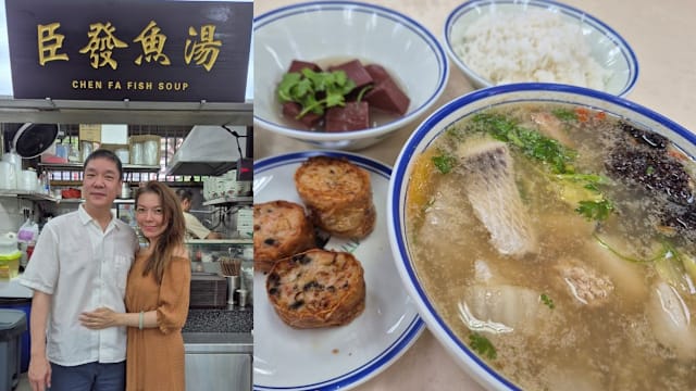 曾经营西班牙餐厅多年，夫妻携手再战鱼汤档，可加海苔虾枣、鱼卵、鱼白和猪血！