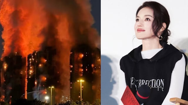 香港民宅大火死伤惨重，舒淇新加坡隔空哀悼