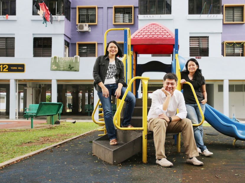From left: Thought Collective's Kuik Shiao-Tin, 38, Tong Yee, 41, and Elizabeth Kon, 40. Photo: Don Wong
