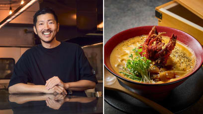 Japanese Chef Opens S’pore Outlet For His Mensho Tokyo Ramen Chain, Chilli Crab Ramen On Menu