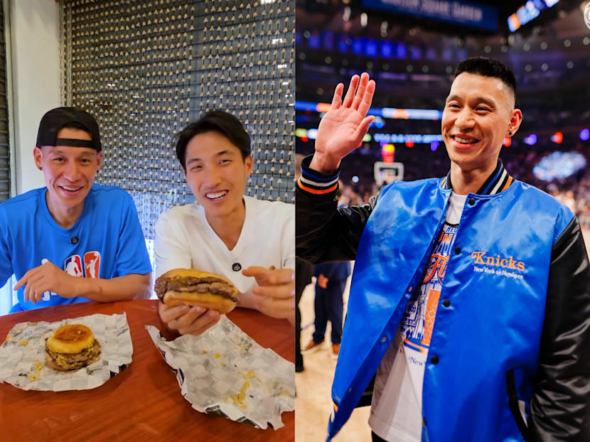 Former NBA star Jeremy Lin takes on content creator Zermatt Neo in burger-eating challenge Former NBA star Jeremy Lin takes on content creator Zermatt Neo in burger-eating challenge