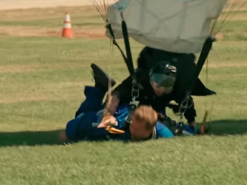 Watch Tom Cruise And James Corden Go Skydiving on ‘The Late Late Show’ 