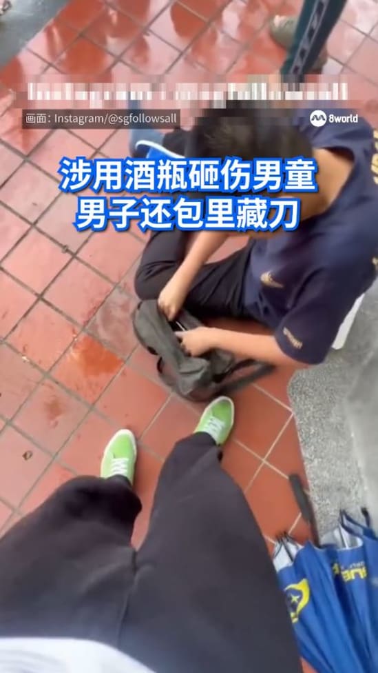  涉用酒瓶砸伤四岁男童头并非法持刀 中国男子面控