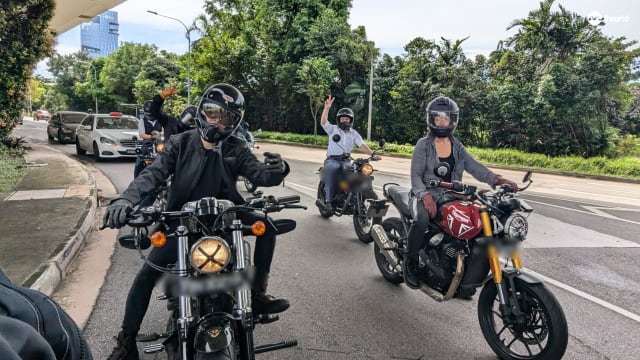 摩托车业者办慈善骑行活动 盼提高男性健康意识