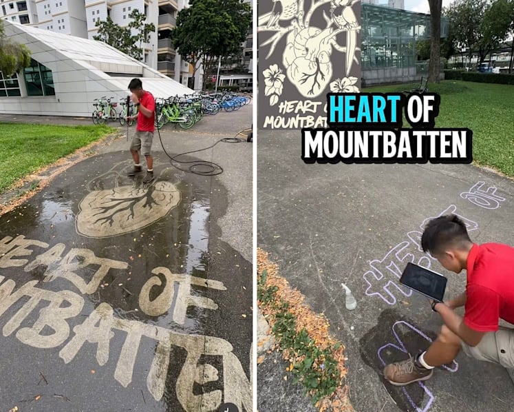 Mountbatten pavement art removed by SMRT raises larger questions on public spaces and expression: MP Gho Sze Kee