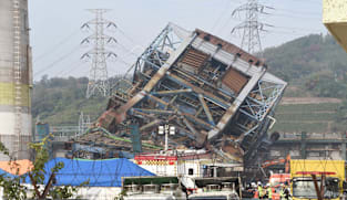 Three dead after structure collapses at retired South Korean power plant