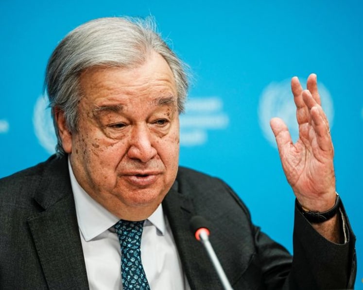 UN chief Guterres warns of 'imminent financial collapse'