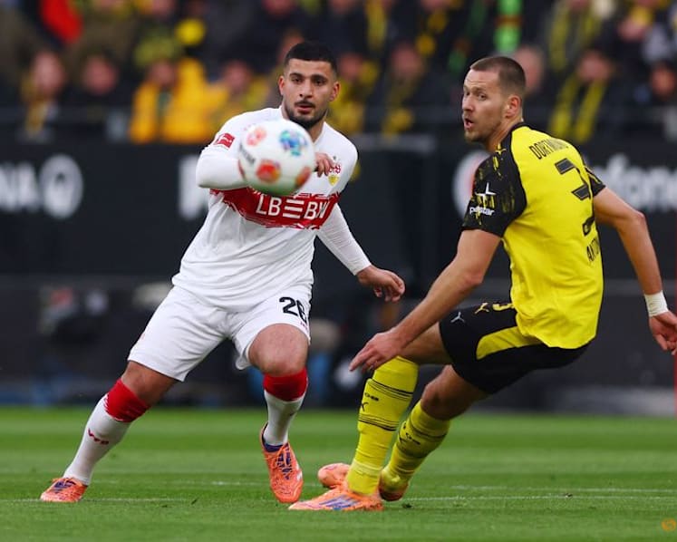 Stuttgart's Undav scores hat-trick to earn last gasp 3-3 draw at Dortmund