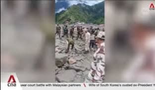 Indian army searches for scores missing after deadly floods in Uttarakhand 