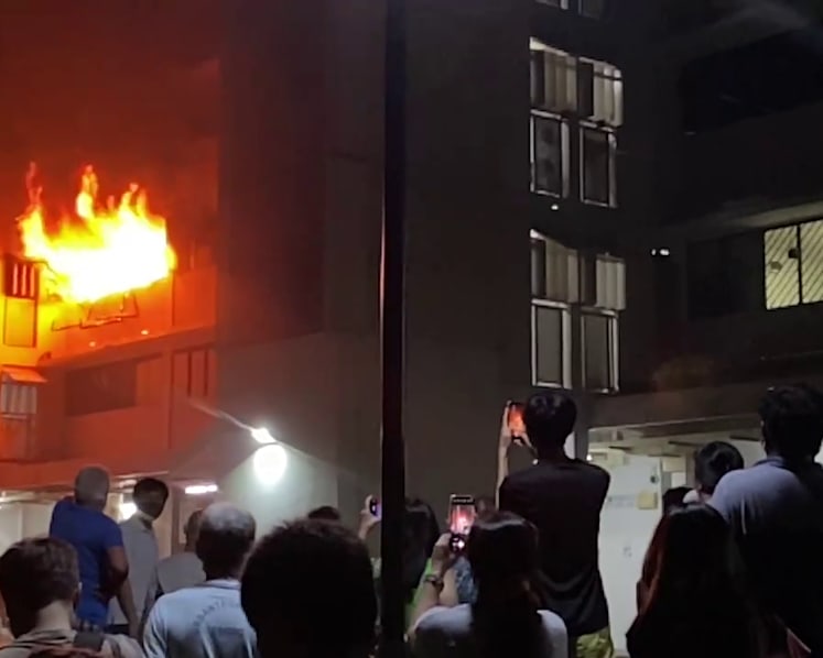 50 residents evacuated after fire breaks out at Toa Payoh flat; one taken to hospital for smoke inhalation