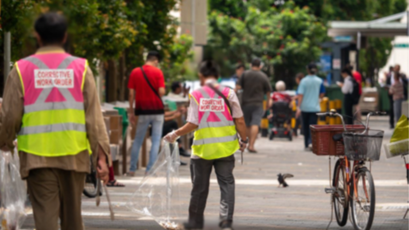 Litterbugs made to clean up city areas under corrective work order, NEA says move will 'further drive home' the message