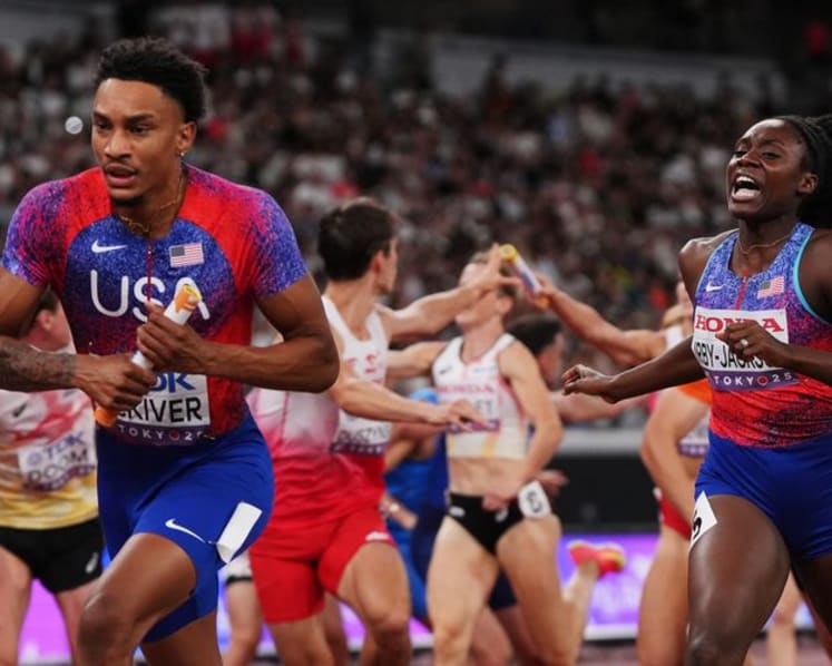US storm to another 4x400m mixed relay gold