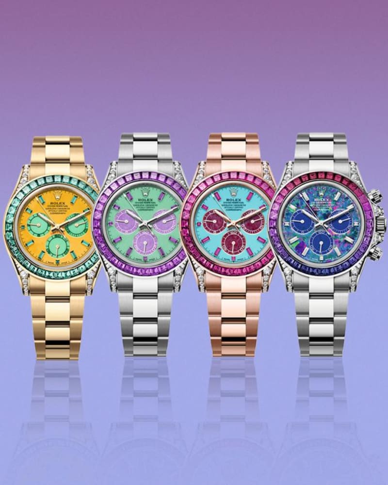 Rolex to auction 4 unique gem-set Cosmograph Daytona watches for charity