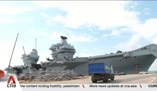 UK's navy flagship HMS Prince of Wales arrives in Singapore ahead of Exercise Bersama Lima