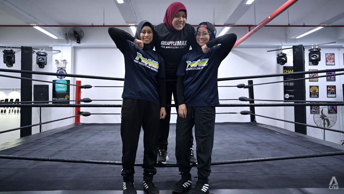 ‘I’m not doing anything wrong’: How these hijabis are breaking barriers in Singapore’s pro wrestling scene