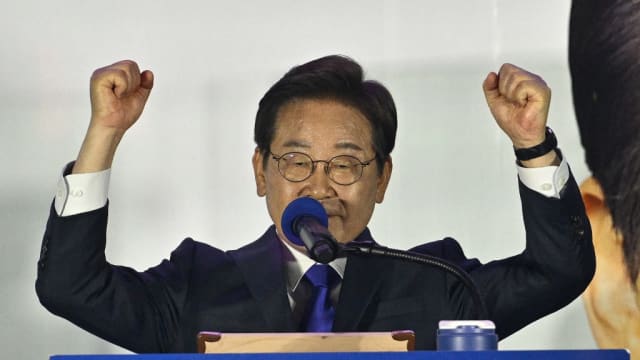 以近49%得票率当选 李在明承诺克服内乱局面