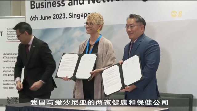两国商业领导签两项备忘录 促进我国和爱沙尼亚合作