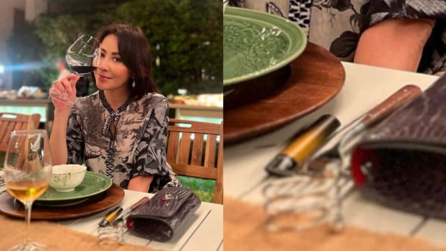 电子烟疑入镜　刘嘉玲近况照引关注