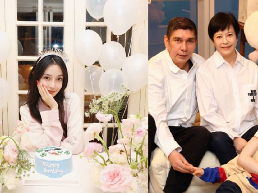 Angelababy’s birthday pic with family has netizens doubting if she's had plastic surgery Angelababy’s birthday pic with family has netizens doubting if she's had plastic surgery