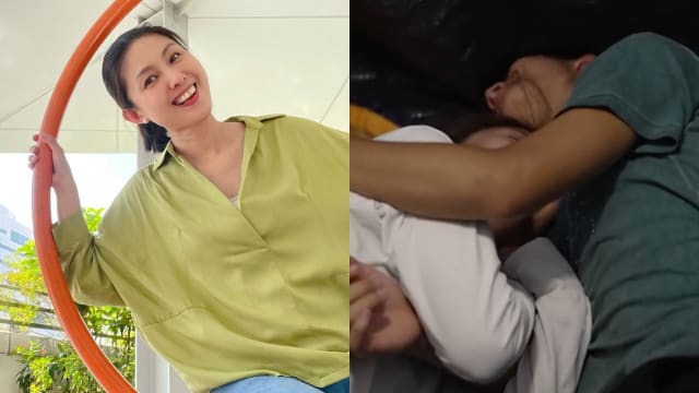 被16岁儿甜拥怀里睡　黄嫊方：孩子像个大人了！