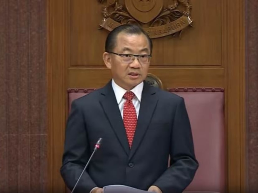 Singapore's newly sworn-in 11th Speaker of Parliament Seah Kian Peng addresses Parliament on Aug 2, 2023.
