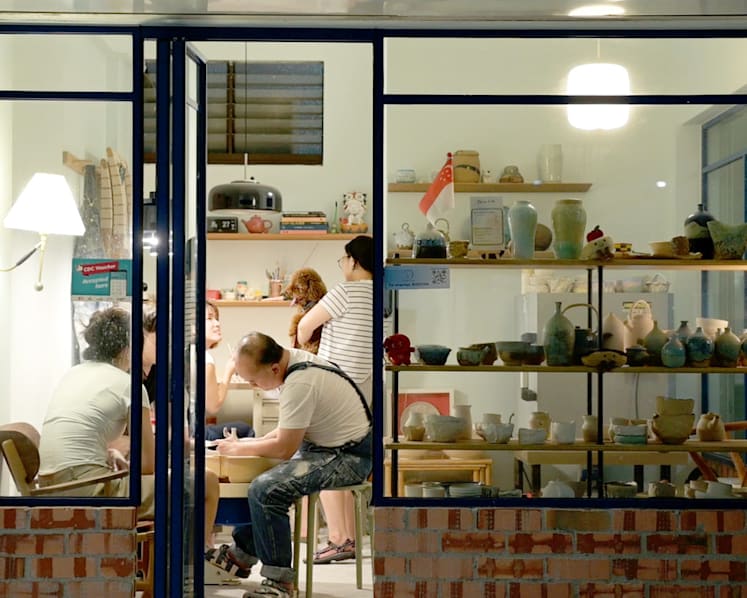 The HDB void deck potter of Bedok and his dream studio
