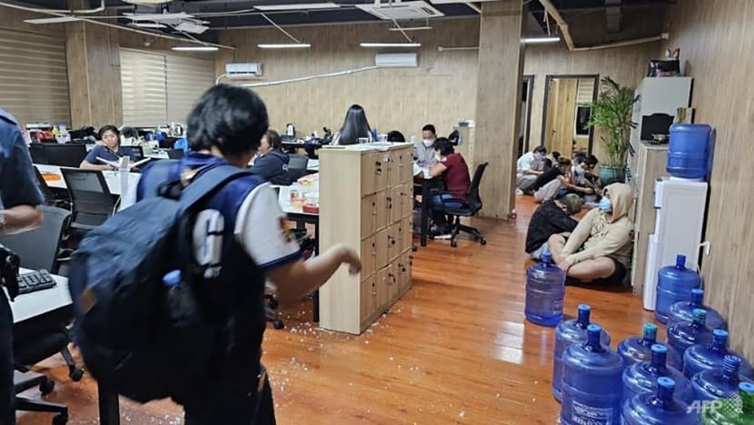 Four Singaporeans among more than 1,000 alleged trafficking victims rescued in the Philippines Four Singaporeans among more than 1,000 alleged trafficking victims rescued in the Philippines
