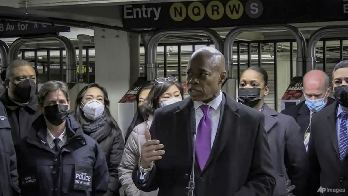 Woman killed after being pushed in front of train in New York City - CNA