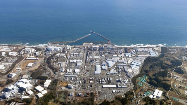 日本福岛第一核电站处理水 最快明午排放入大海