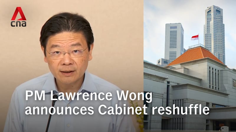 Singapore announces Cabinet reshuffle, younger political office holders given greater responsibilities