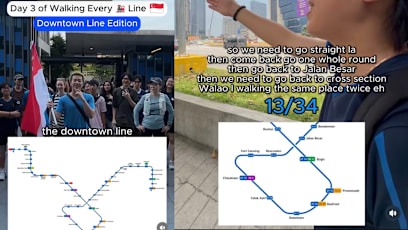 S'pore PR, 20, Walks The Entire Downtown Line — All 50km Of It — In 16 Hours