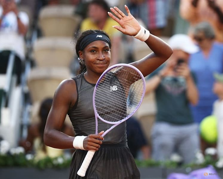 Defending champion Gauff earns straight sets win against qualifier Sherif