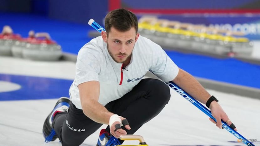 Curling-US curler Dropkin thrills crowds at Milano Cortina Games