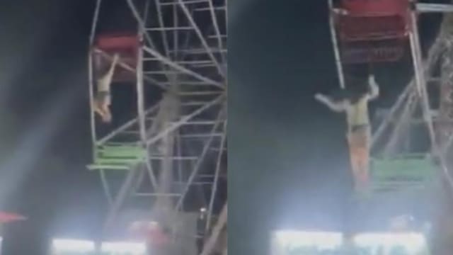 巴西摩天轮故障座位解锁 两名少女坠落受伤