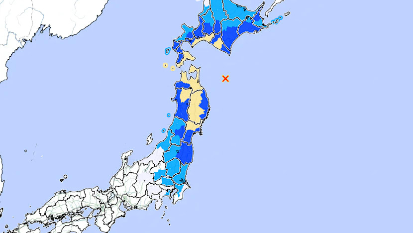 Tsunami advisory lifted after magnitude 6.9 earthquake hits Japan's northeast region