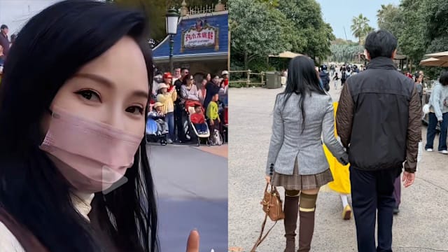 伊能静一家三口游迪士尼，穿搭遭酸“装嫩”霸气回呛！