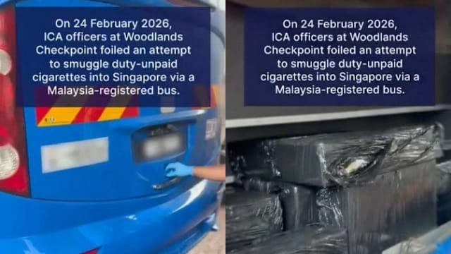 巴士行李舱藏漏税香烟 43岁马国司机被捕