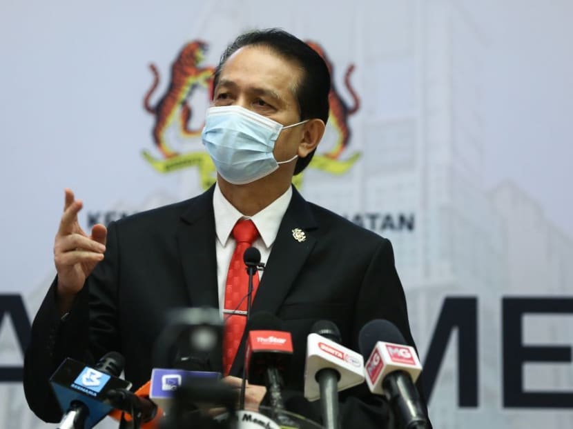 Malaysia's health director-general Noor Hisham Abdullah speaks during a press conference in Putrajaya on November 11, 2020.