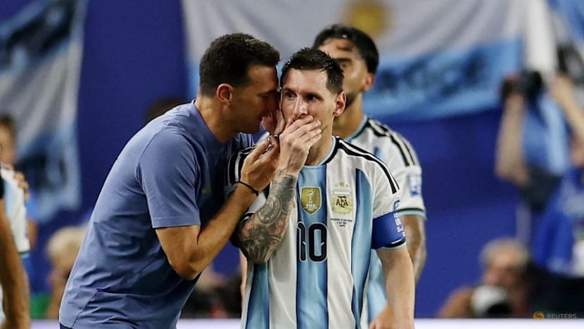 'A machine': Scaloni not surprised by Messi's form at 39